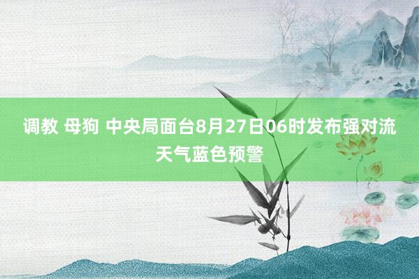 调教 母狗 中央局面台8月27日06时发布强对流天气蓝色预警